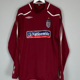 Shop 2007/08 ENGLAND JUMPER (XL) UMBRO, classic football shirts, vintage football shirts & retro soccer jerseys at Cult Kits