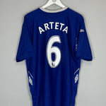 Shop 2007/08 EVERTON ARTETA #6 HOME SHIRT (XL) UMBRO, classic football shirts, vintage football shirts & retro soccer jerseys at Cult Kits