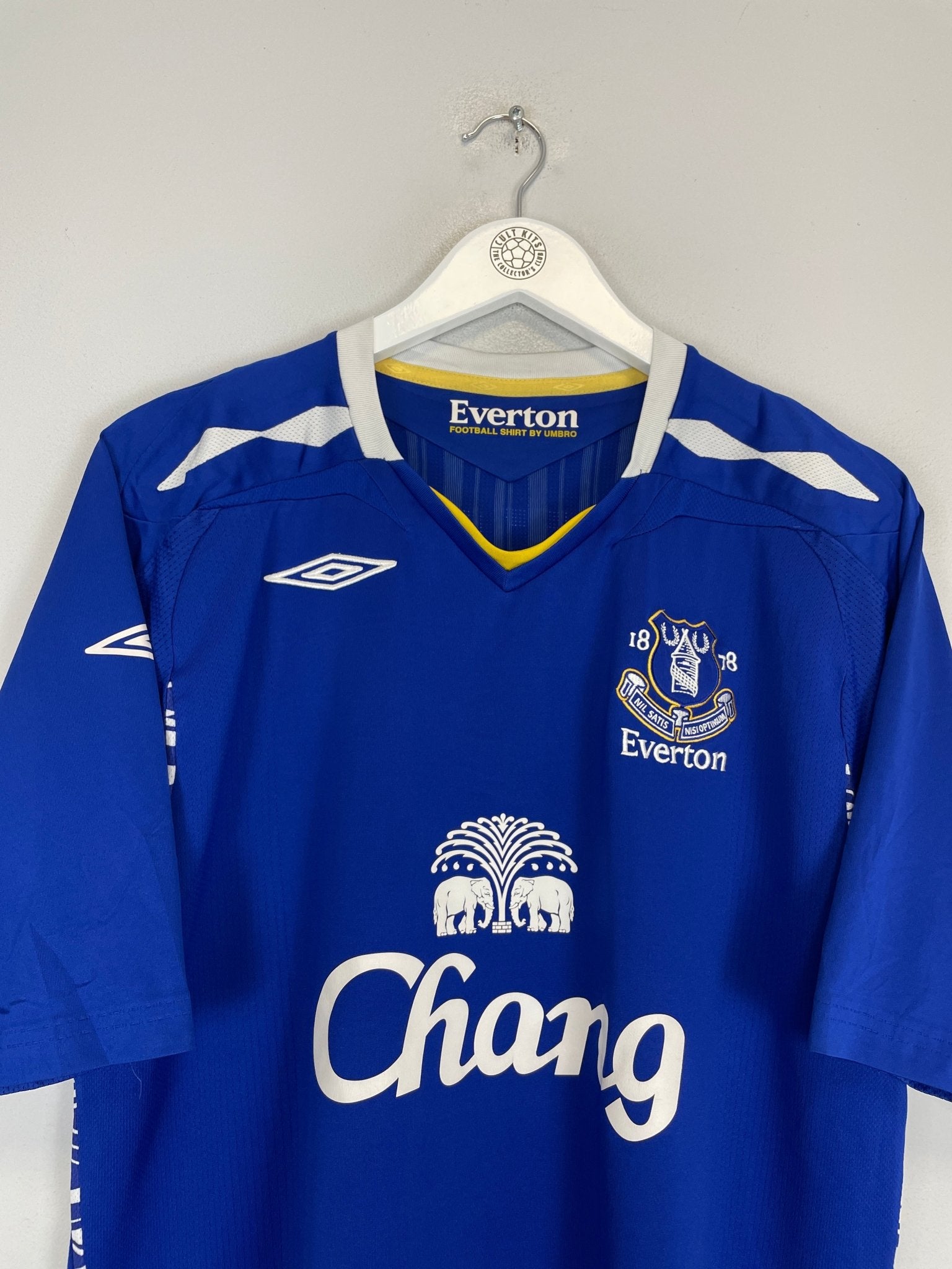 Shop 2007/08 EVERTON ARTETA #6 HOME SHIRT (XL) UMBRO, classic football shirts, vintage football shirts & retro soccer jerseys at Cult Kits