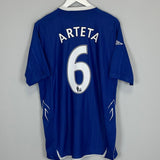 Shop 2007/08 EVERTON ARTETA #6 HOME SHIRT (XL) UMBRO, classic football shirts, vintage football shirts & retro soccer jerseys at Cult Kits