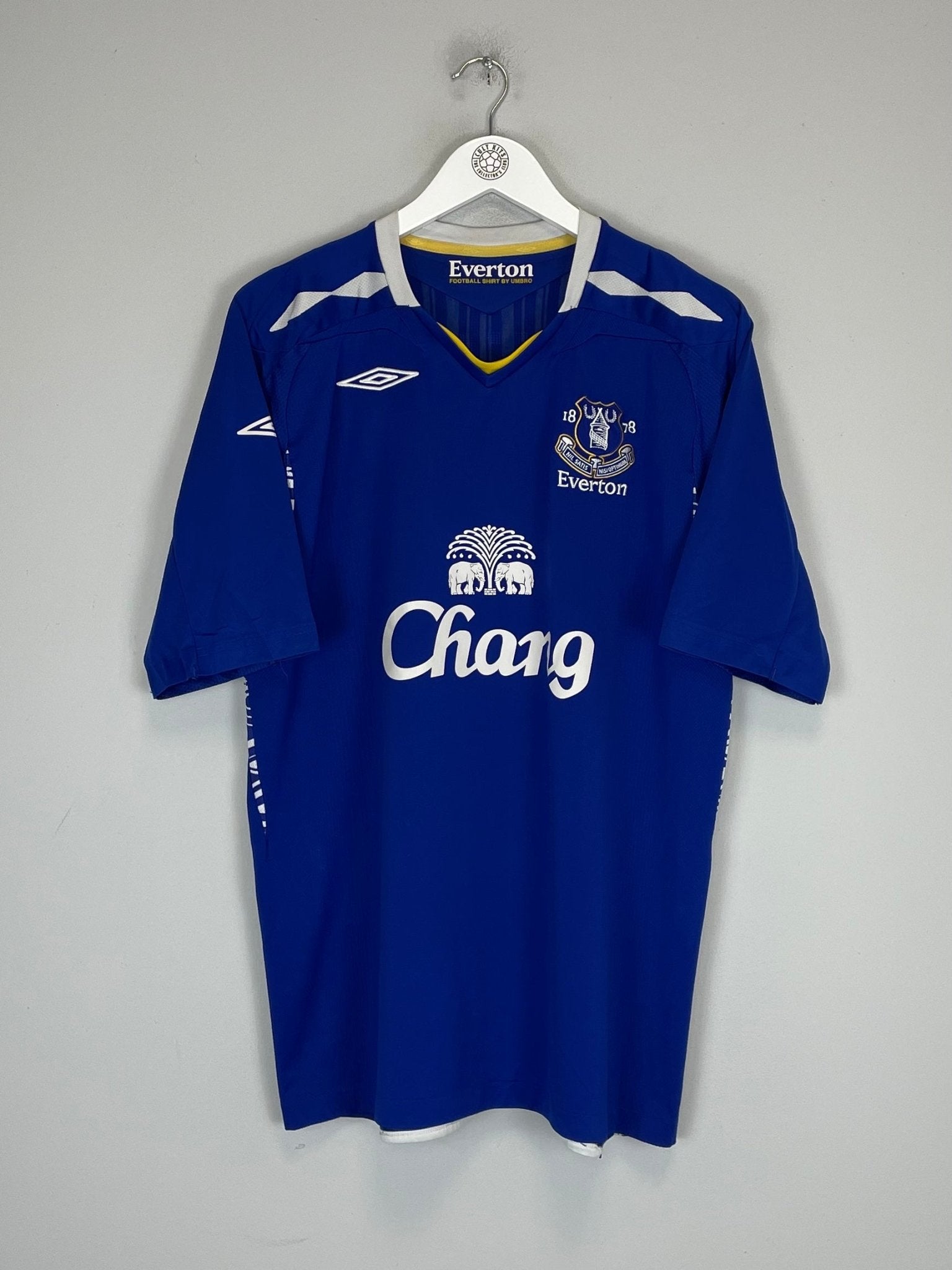 Shop 2007/08 EVERTON ARTETA #6 HOME SHIRT (XL) UMBRO, classic football shirts, vintage football shirts & retro soccer jerseys at Cult Kits