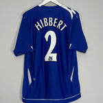 Shop 2007/08 EVERTON HIBBERT #2 HOME SHIRT (L) UMBRO, classic football shirts, vintage football shirts & retro soccer jerseys at Cult Kits