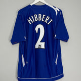 Shop 2007/08 EVERTON HIBBERT #2 HOME SHIRT (L) UMBRO, classic football shirts, vintage football shirts & retro soccer jerseys at Cult Kits