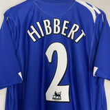 Shop 2007/08 EVERTON HIBBERT #2 HOME SHIRT (L) UMBRO, classic football shirts, vintage football shirts & retro soccer jerseys at Cult Kits