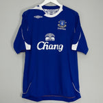 Shop 2007/08 EVERTON HIBBERT #2 HOME SHIRT (L) UMBRO, classic football shirts, vintage football shirts & retro soccer jerseys at Cult Kits