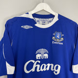 Shop 2007/08 EVERTON HIBBERT #2 HOME SHIRT (L) UMBRO, classic football shirts, vintage football shirts & retro soccer jerseys at Cult Kits