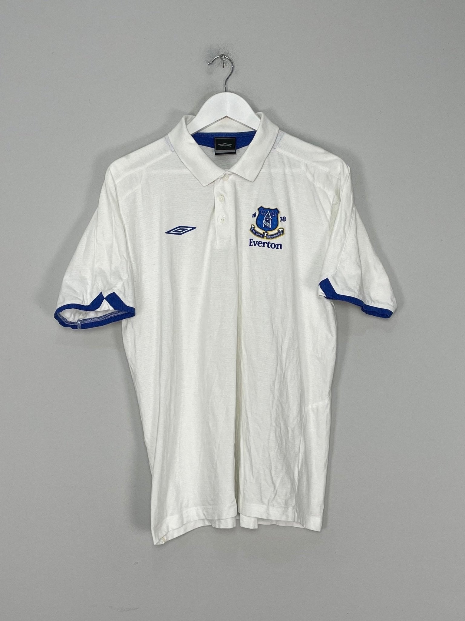 Shop 2007/08 EVERTON POLO SHIRT (L) UMBRO, classic football shirts, vintage football shirts & retro soccer jerseys at Cult Kits