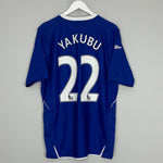 Shop 2007/08 EVERTON YAKUBU #22 HOME SHIRT (L) UMBRO, classic football shirts, vintage football shirts & retro soccer jerseys at Cult Kits