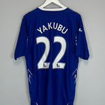 Shop 2007/08 EVERTON YAKUBU #22 HOME SHIRT (L) UMBRO, classic football shirts, vintage football shirts & retro soccer jerseys at Cult Kits