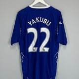 Shop 2007/08 EVERTON YAKUBU #22 HOME SHIRT (L) UMBRO, classic football shirts, vintage football shirts & retro soccer jerseys at Cult Kits