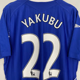 Shop 2007/08 EVERTON YAKUBU #22 HOME SHIRT (L) UMBRO, classic football shirts, vintage football shirts & retro soccer jerseys at Cult Kits