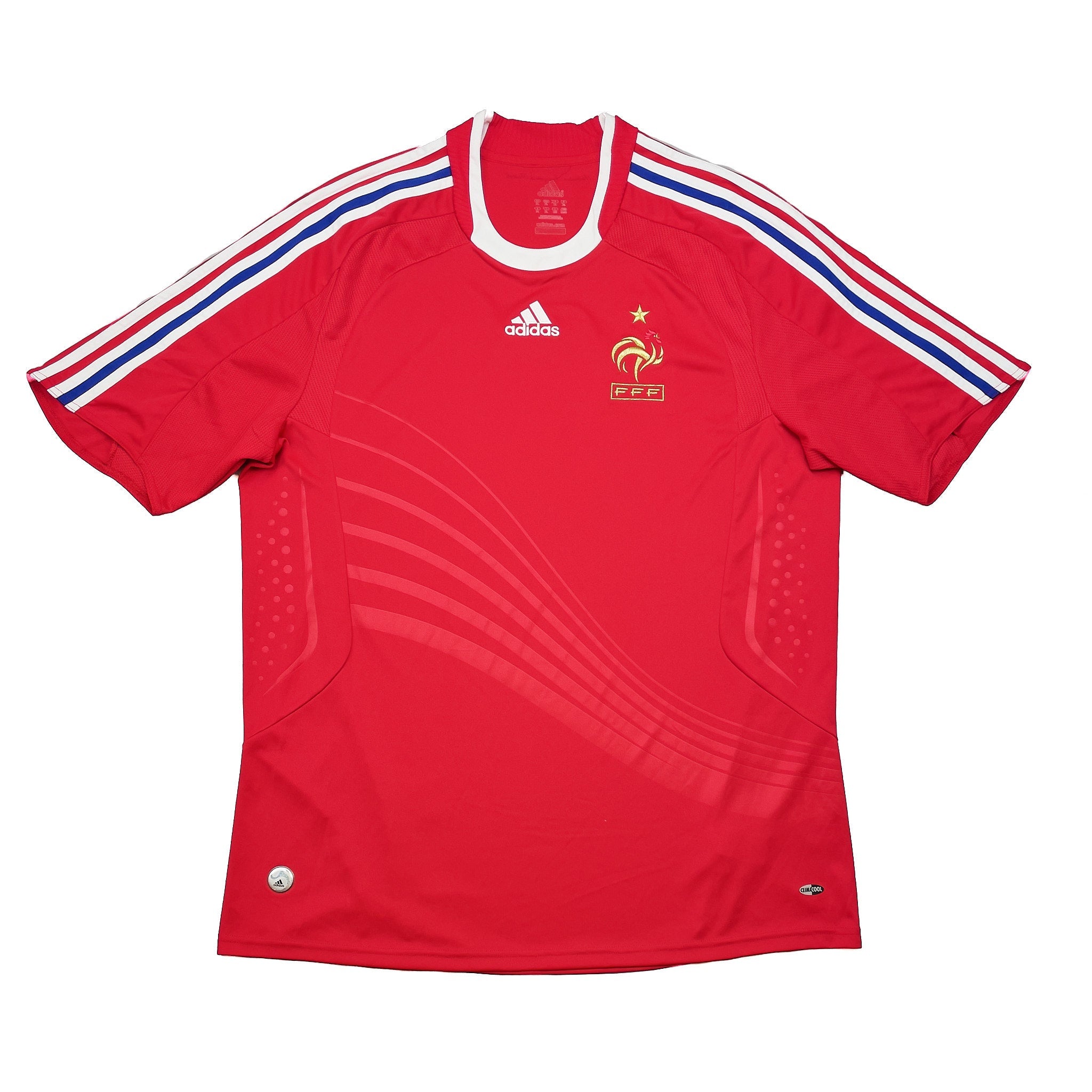 Buy 2007/08 France Away Shirt (XL) Adidas ~ Free worldwide shipping ~ Authentic Vintage Football Shirts from Cult Kits