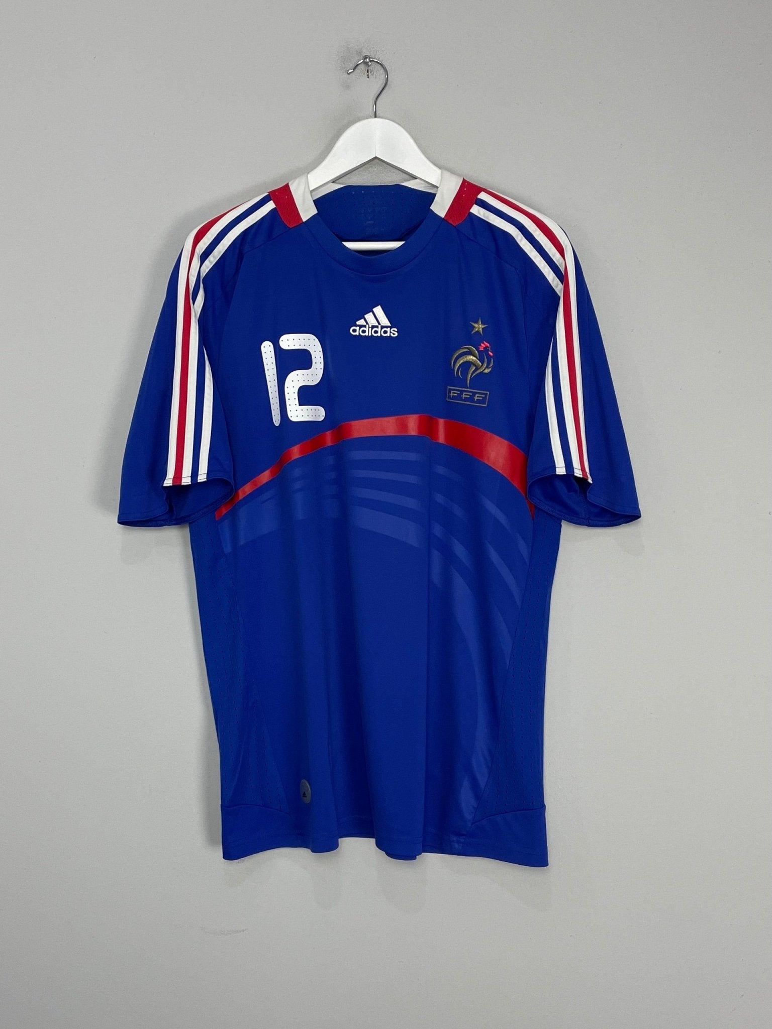 Shop 2007/08 FRANCE HENRY #12 HOME SHIRT (L) ADIDAS, classic football shirts, vintage football shirts & retro soccer jerseys at Cult Kits