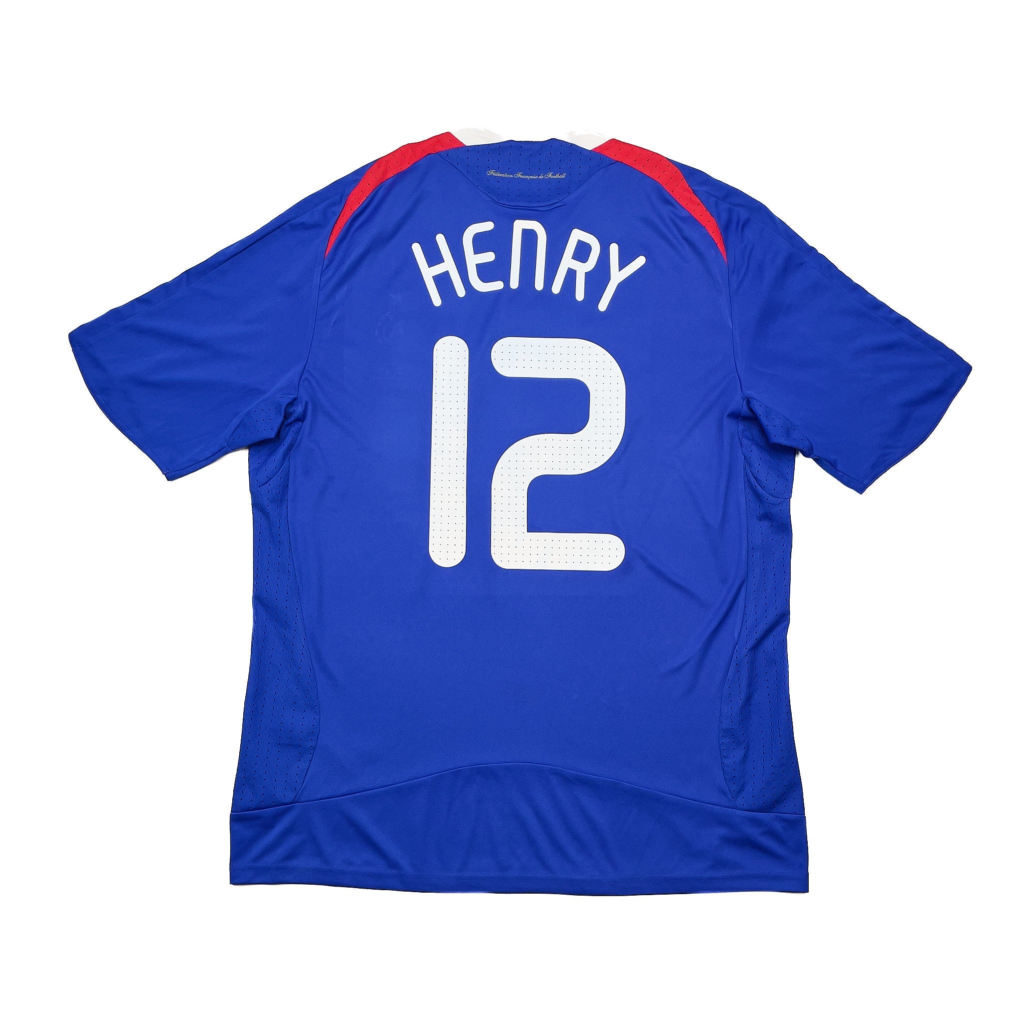Buy 2007/08 France Henry 12 Home Shirt (L) Adidas ~ Free worldwide shipping ~ Authentic Vintage Football Shirts from Cult Kits