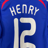 Shop 2007/08 FRANCE HENRY #12 HOME SHIRT (M) ADIDAS, classic football shirts, vintage football shirts & retro soccer jerseys at Cult Kits