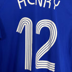 Shop 2007/08 FRANCE HENRY #12 HOME SHIRT (M) ADIDAS, classic football shirts, vintage football shirts & retro soccer jerseys at Cult Kits