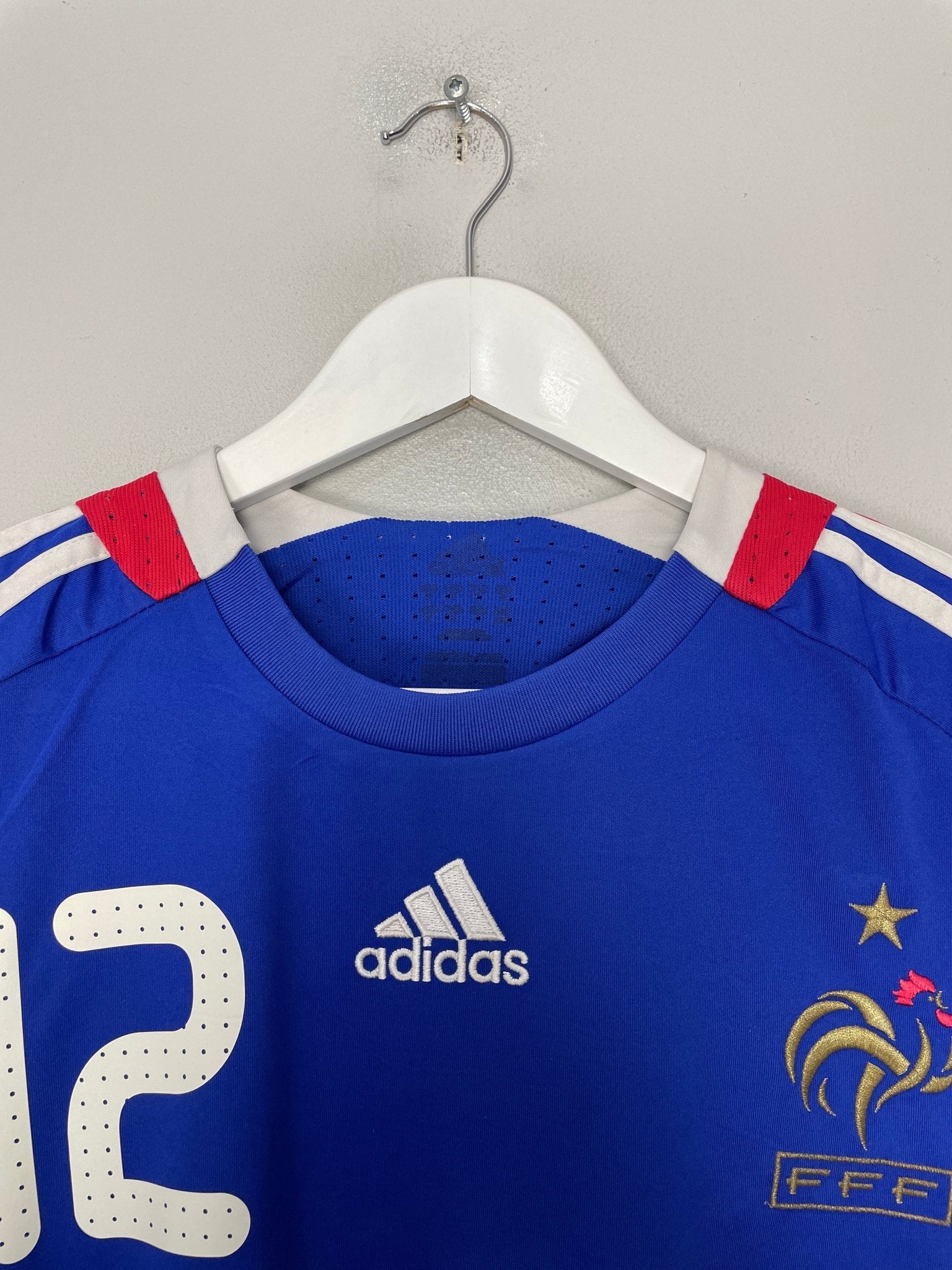 Shop 2007/08 FRANCE HENRY #12 HOME SHIRT (M) ADIDAS, classic football shirts, vintage football shirts & retro soccer jerseys at Cult Kits