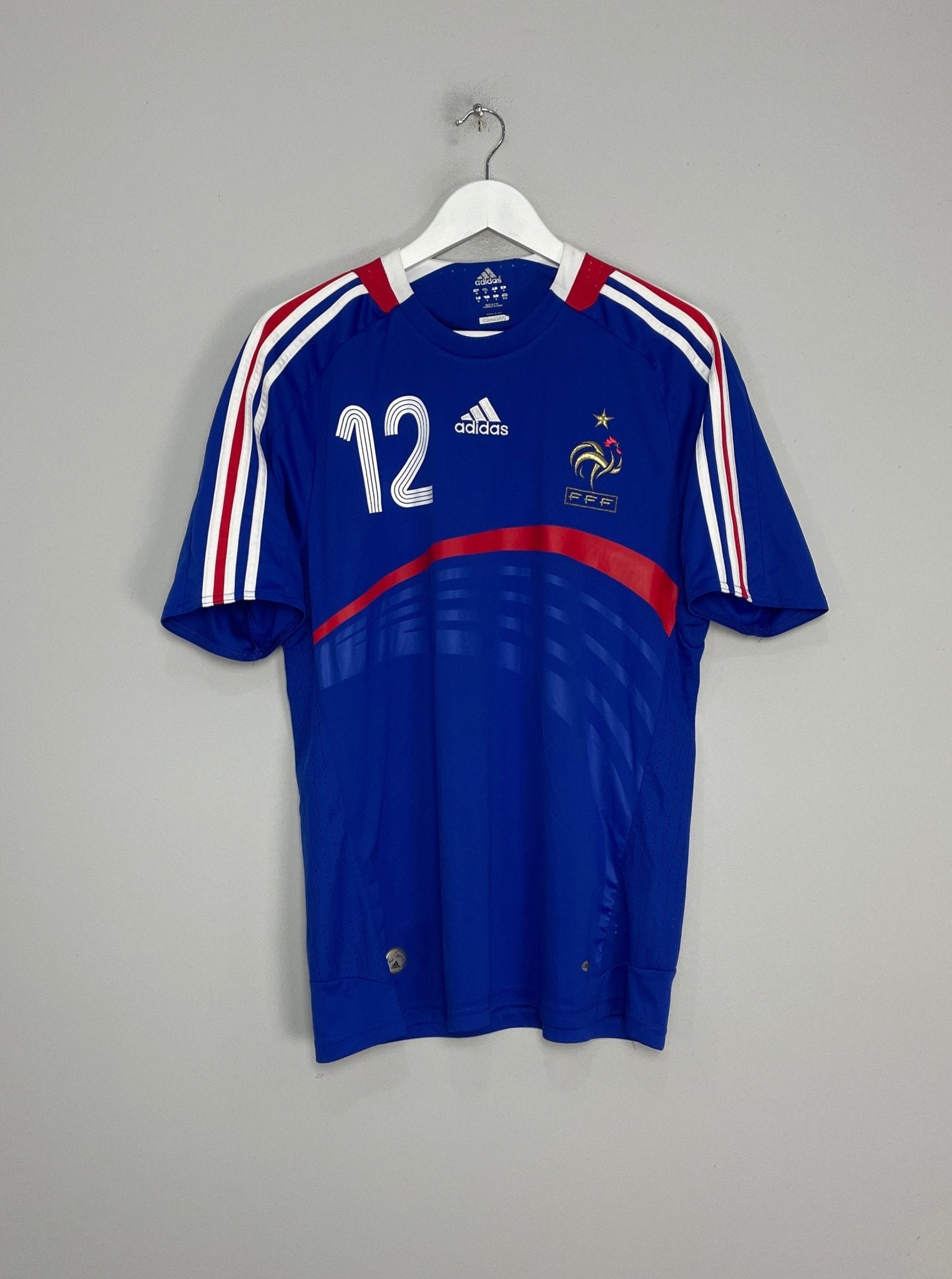 Shop 2007/08 FRANCE HENRY #12 HOME SHIRT (M) ADIDAS, classic football shirts, vintage football shirts & retro soccer jerseys at Cult Kits
