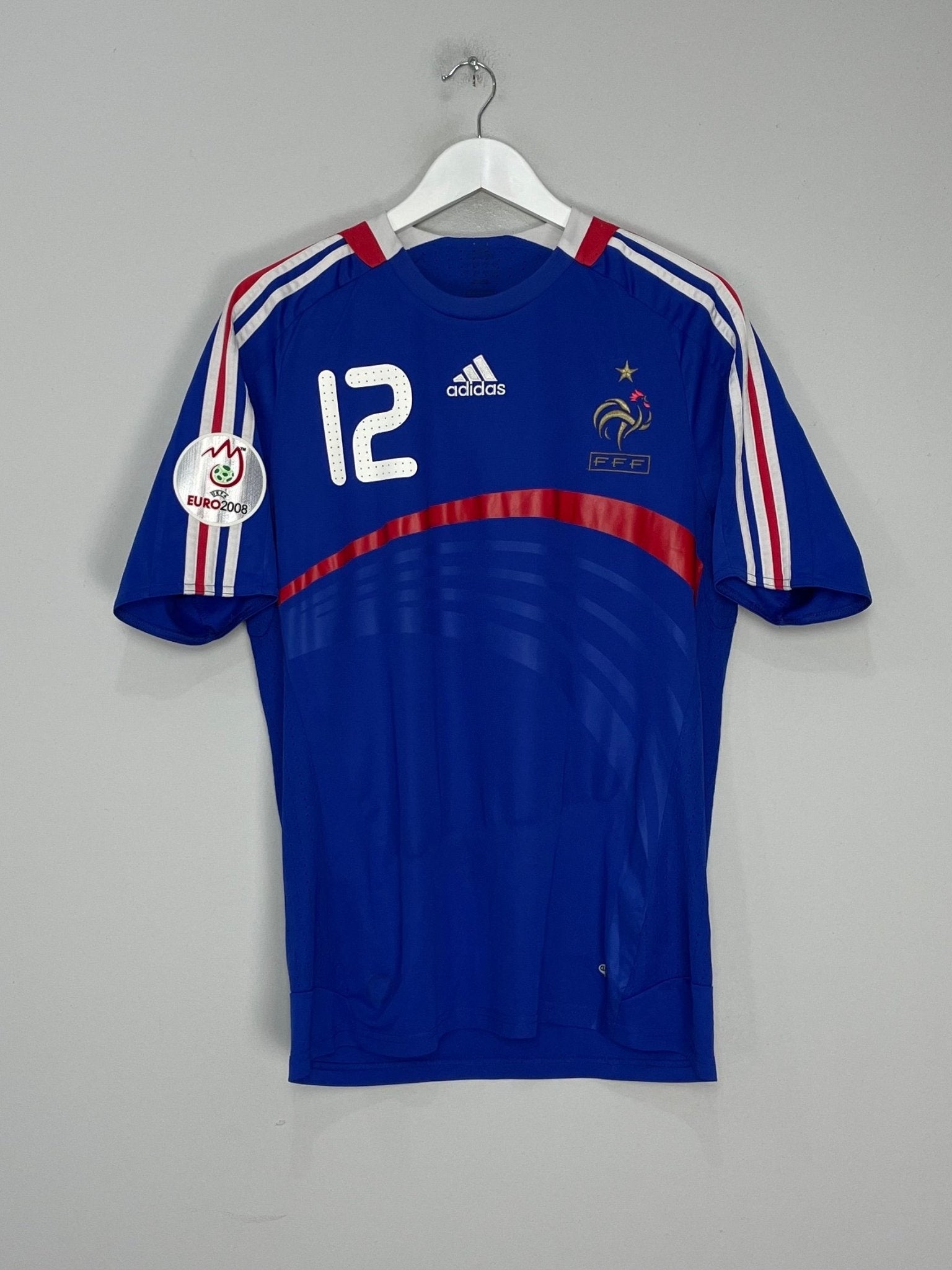 Shop 2007/08 FRANCE HENRY #12 HOME SHIRT (M) ADIDAS, classic football shirts, vintage football shirts & retro soccer jerseys at Cult Kits
