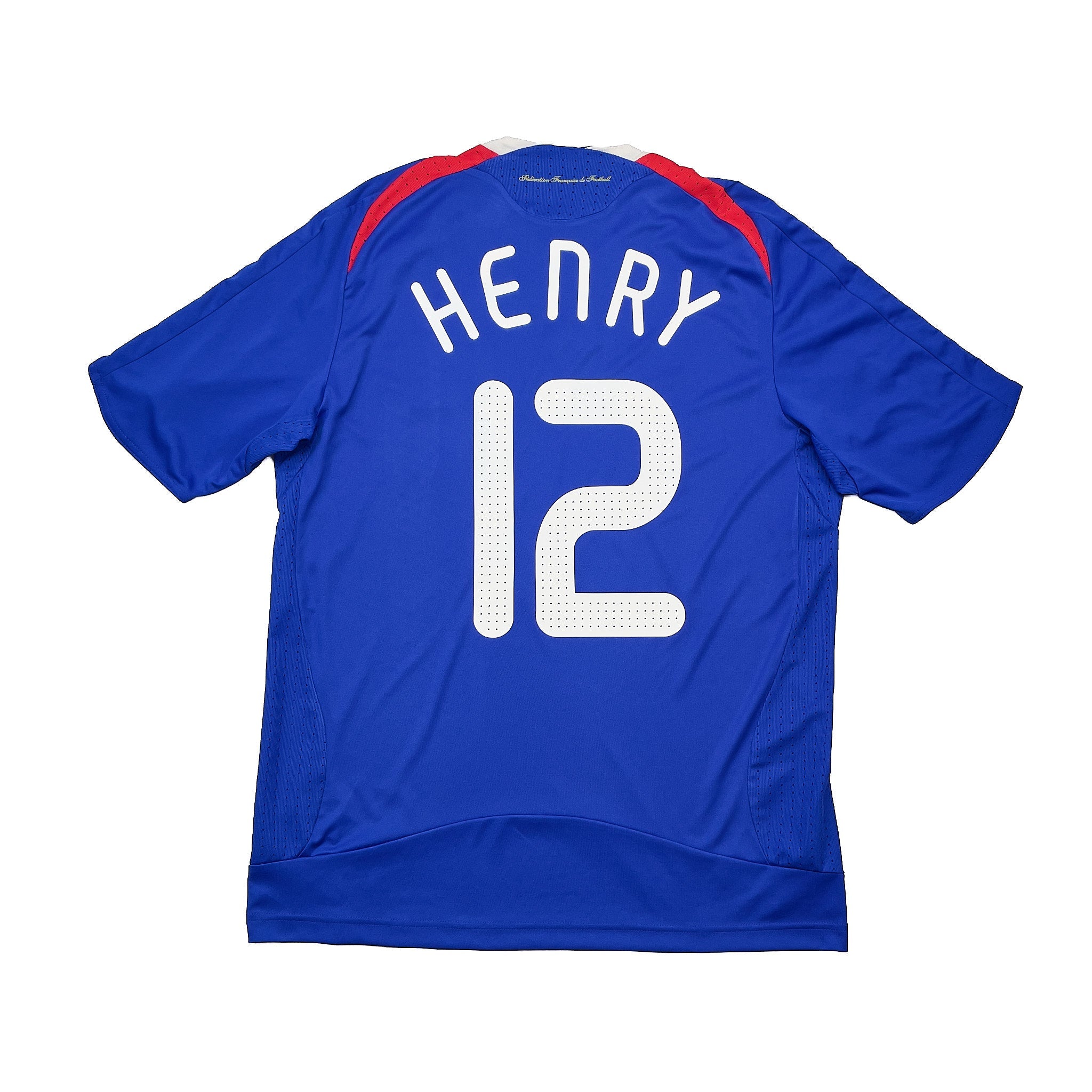 Buy 2007/08 France Henry 12 Home Shirt (M) Adidas ~ Free worldwide shipping ~ Authentic Vintage Football Shirts from Cult Kits