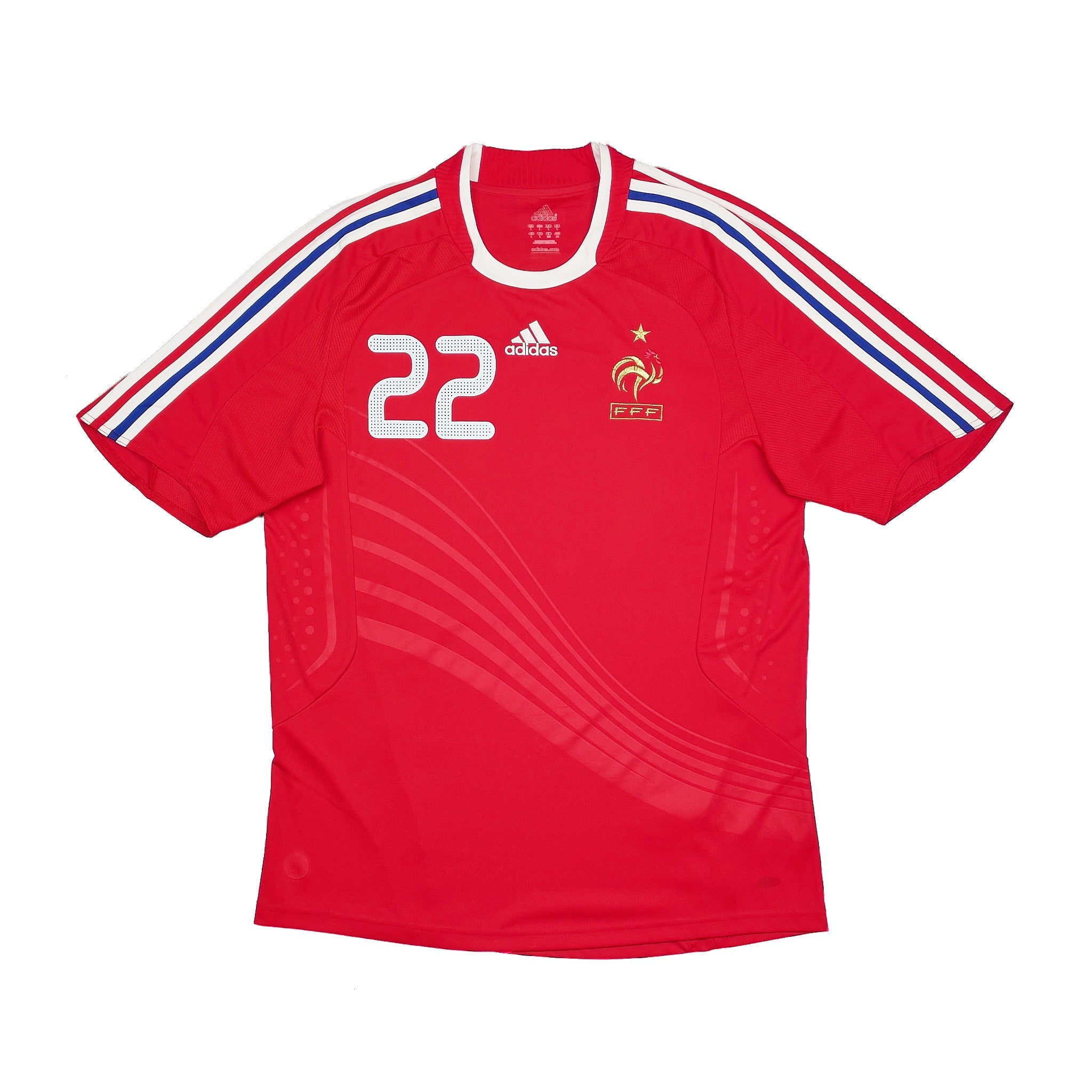 Buy 2007/08 FRANCE RIBERY 22 AWAY SHIRT (L) ADIDAS ~ Free worldwide shipping available ~ Authentic Vintage Football Shirts from Cult Kits