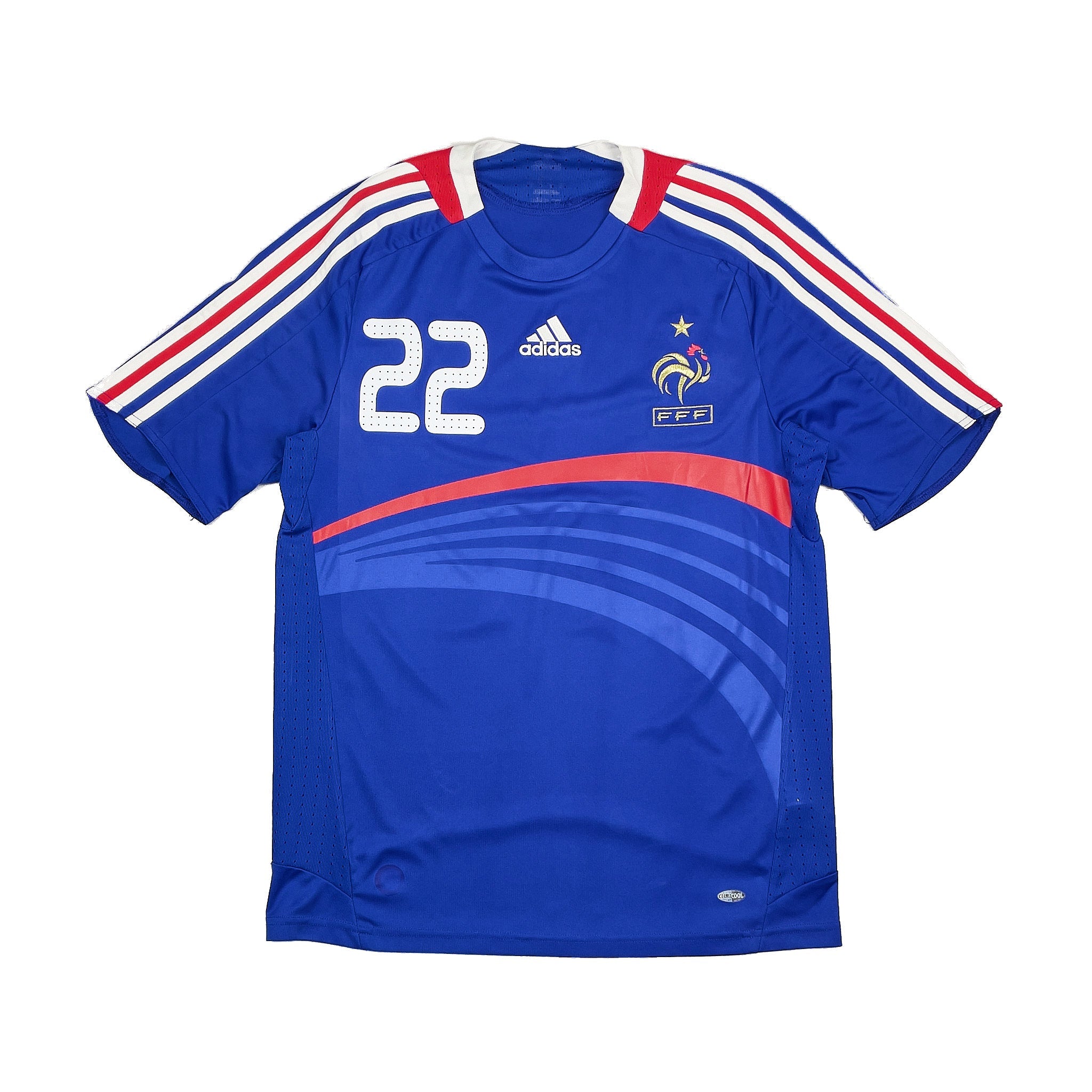 Buy 2007/08 FRANCE RIBERY 22 HOME SHIRT (S) ADIDAS ~ Free worldwide shipping available ~ Authentic Vintage Football Shirts from Cult Kits