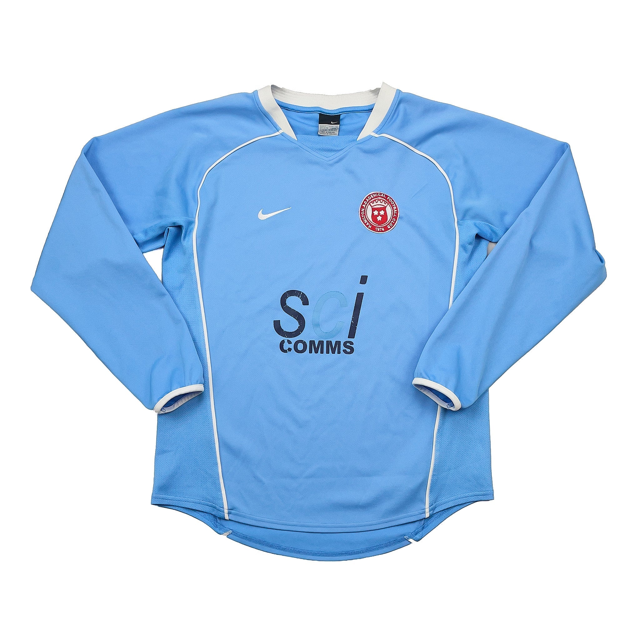 Buy 2007/08 HAMILTON ACADEMICAL ACADEMY 14 L/S SHIRT (S) NIKE ~ Free worldwide shipping available ~ Authentic Vintage Football Shirts from Cult Kits