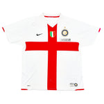 Buy 2007/08 INTER MILAN *CENTENARY* AWAY SHIRT (L) NIKE ~ Free worldwide shipping available ~ Authentic Vintage Football Shirts from Cult Kits