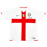 Buy 2007/08 INTER MILAN *CENTENARY* AWAY SHIRT (L) NIKE ~ Free worldwide shipping available ~ Authentic Vintage Football Shirts from Cult Kits
