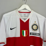 Shop 2007/08 INTER MILAN CRUZ #9 *SIGNED* CENTENARY AWAY SHIRT (M) NIKE, classic football shirts, vintage football shirts & retro soccer jerseys at Cult Kits