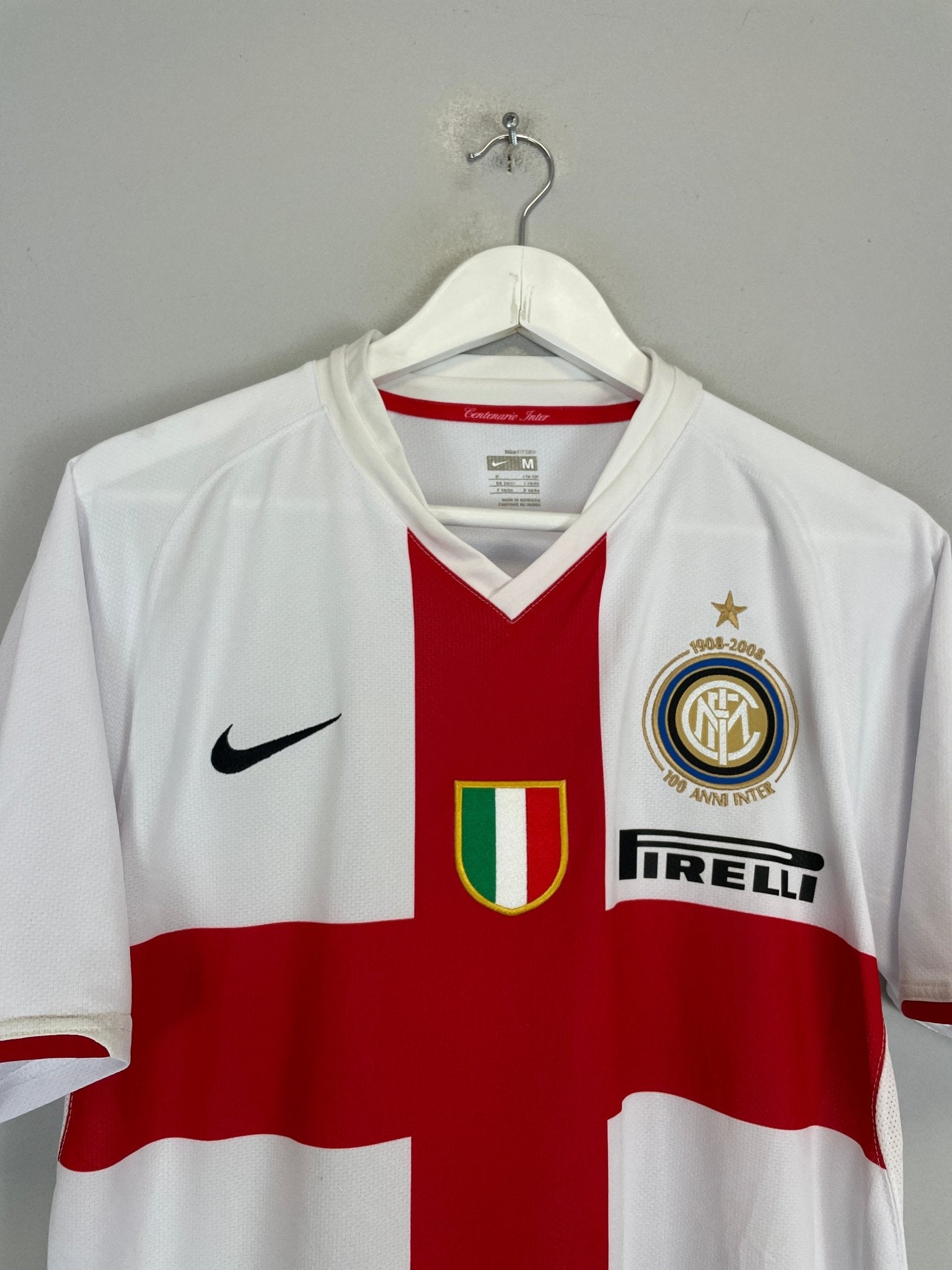 Shop 2007/08 INTER MILAN CRUZ #9 *SIGNED* CENTENARY AWAY SHIRT (M) NIKE, classic football shirts, vintage football shirts & retro soccer jerseys at Cult Kits
