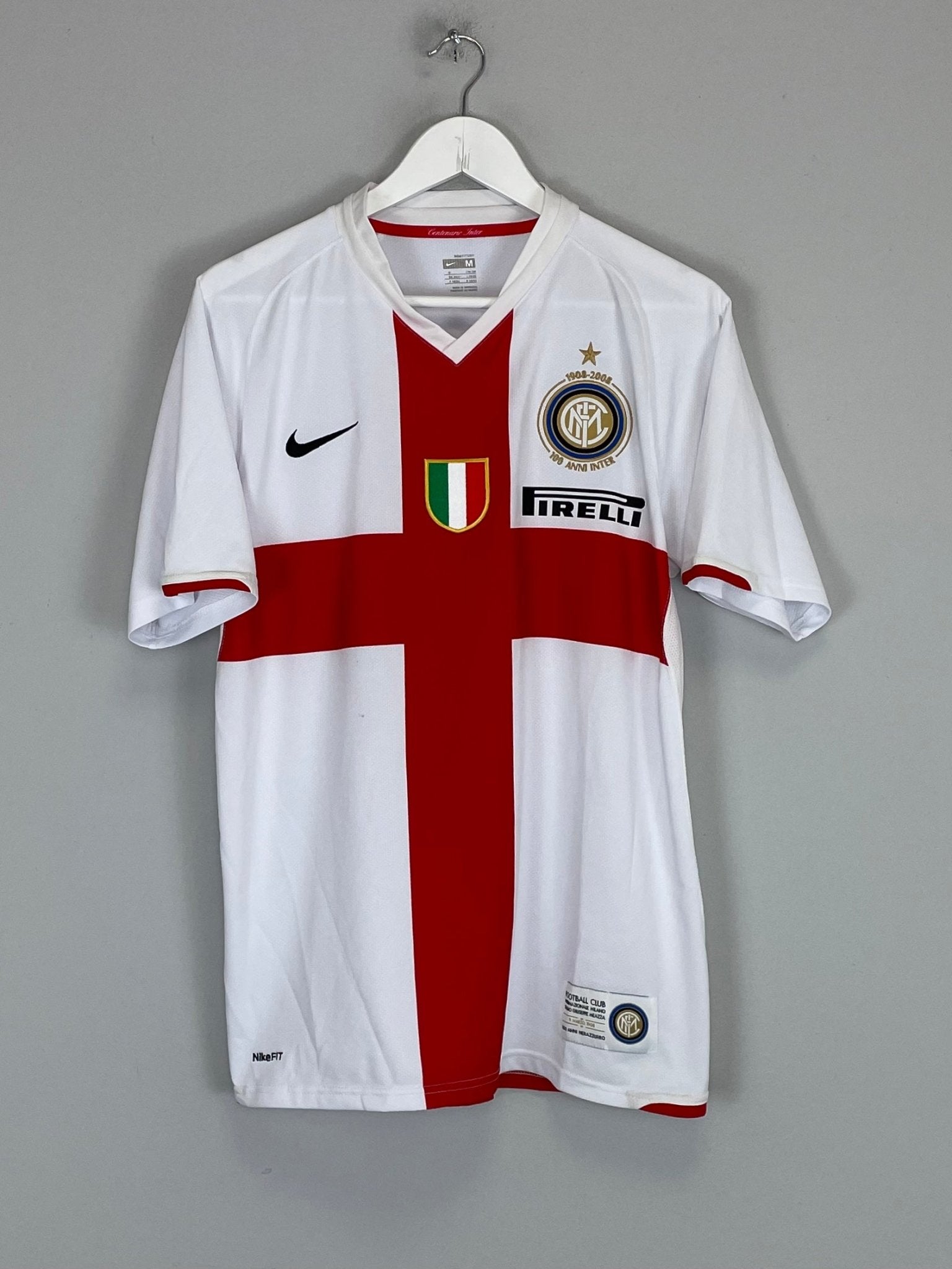Shop 2007/08 INTER MILAN CRUZ #9 *SIGNED* CENTENARY AWAY SHIRT (M) NIKE, classic football shirts, vintage football shirts & retro soccer jerseys at Cult Kits