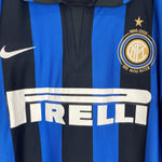 Shop 2007/08 INTER MILAN FIGO #7 *CENTENARY* HOME SHIRT (M) NIKE, classic football shirts, vintage football shirts & retro soccer jerseys at Cult Kits