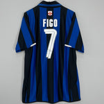 Shop 2007/08 INTER MILAN FIGO #7 *CENTENARY* HOME SHIRT (XL) NIKE, classic football shirts, vintage football shirts & retro soccer jerseys at Cult Kits