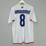 Shop 2007/08 INTER MILAN IBRAHIMOVIC #8 *CENTENARY* AWAY SHIRT (L) NIKE, classic football shirts, vintage football shirts & retro soccer jerseys at Cult Kits