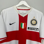Shop 2007/08 INTER MILAN IBRAHIMOVIC #8 *CENTENARY* AWAY SHIRT (L) NIKE, classic football shirts, vintage football shirts & retro soccer jerseys at Cult Kits