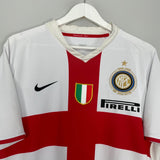 Shop 2007/08 INTER MILAN IBRAHIMOVIC #8 *CENTENARY* AWAY SHIRT (L) NIKE, classic football shirts, vintage football shirts & retro soccer jerseys at Cult Kits