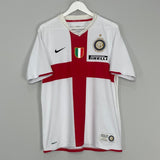 Shop 2007/08 INTER MILAN IBRAHIMOVIC #8 *CENTENARY* AWAY SHIRT (L) NIKE, classic football shirts, vintage football shirts & retro soccer jerseys at Cult Kits