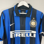 Shop 2007/08 INTER MILAN IBRAHIMOVIC #8 *CENTENARY* HOME SHIRT (M) NIKE, classic football shirts, vintage football shirts & retro soccer jerseys at Cult Kits