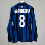 Shop 2007/08 INTER MILAN IBRAHIMOVIC #8 *CENTENARY* L/S HOME SHIRT (M) NIKE, classic football shirts, vintage football shirts & retro soccer jerseys at Cult Kits