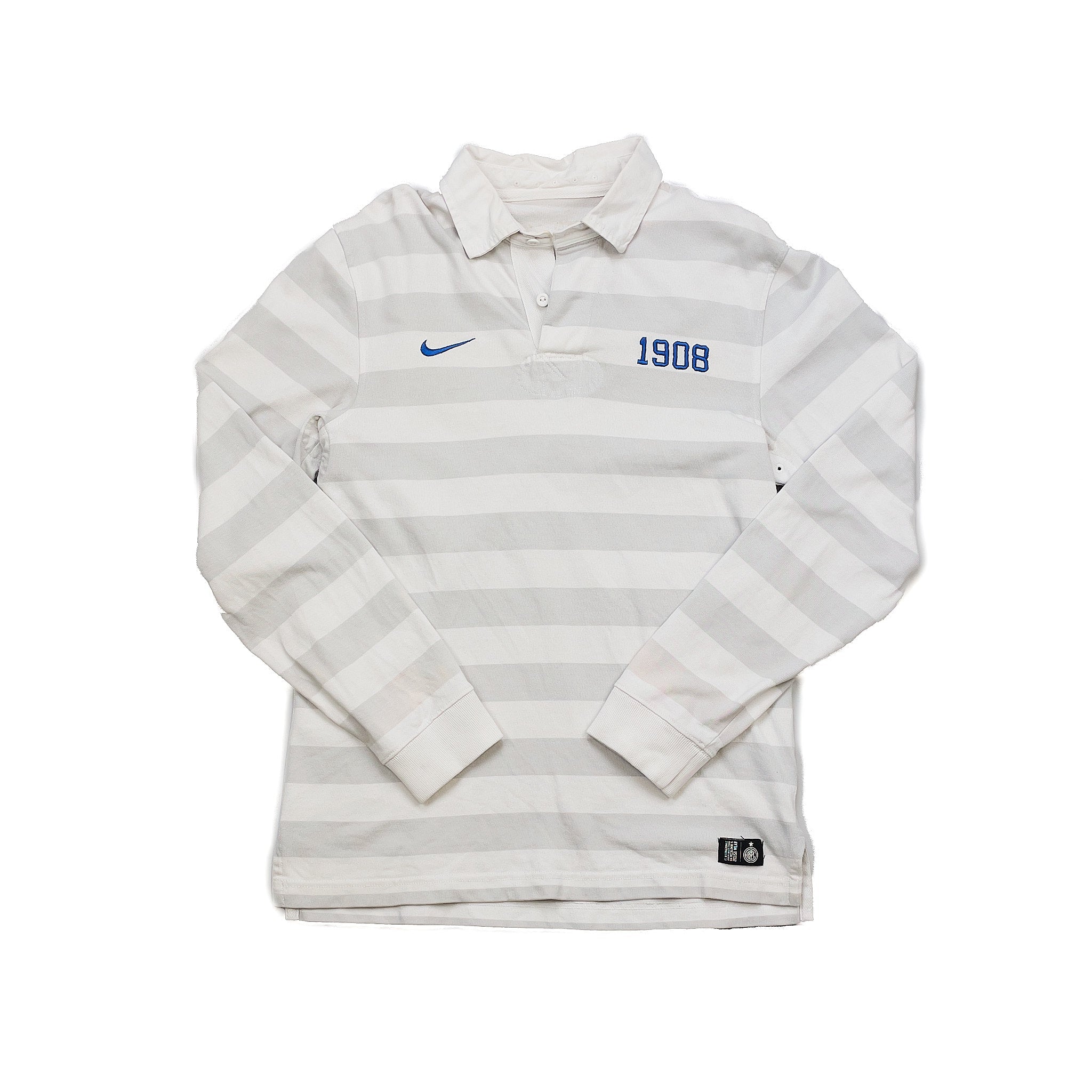 Buy 2007/08 Inter Milan L/S Polo Shirt (S) Nike ~ Free worldwide shipping ~ Authentic Vintage Football Shirts from Cult Kits