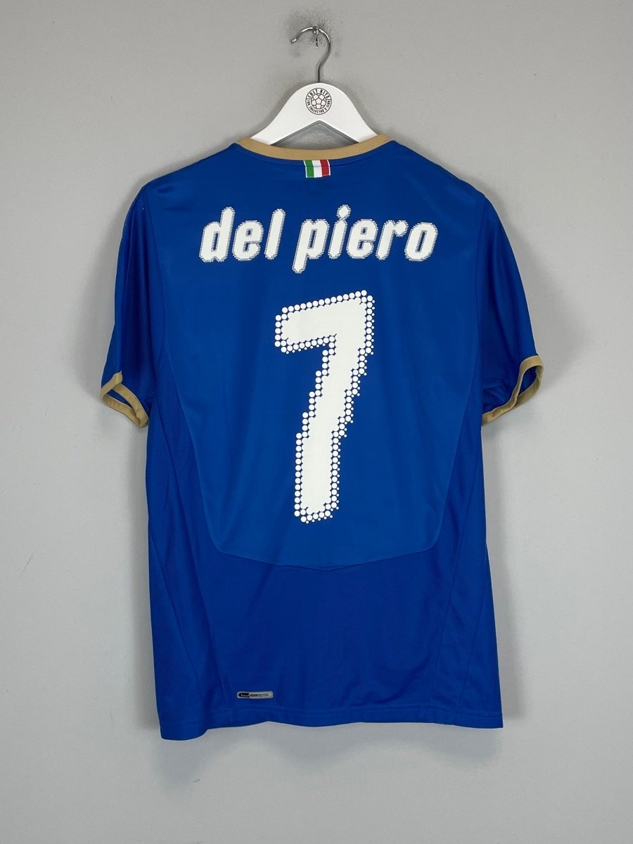 2007/08 ITALY DEL PIERO 7 HOME SHIRT (S) PUMA - Cult Kits - Small - Buy Vintage Football Shirts, Authentic Retro Football Shirts For Sale, Classic Football Shirts & Soccer Jersey