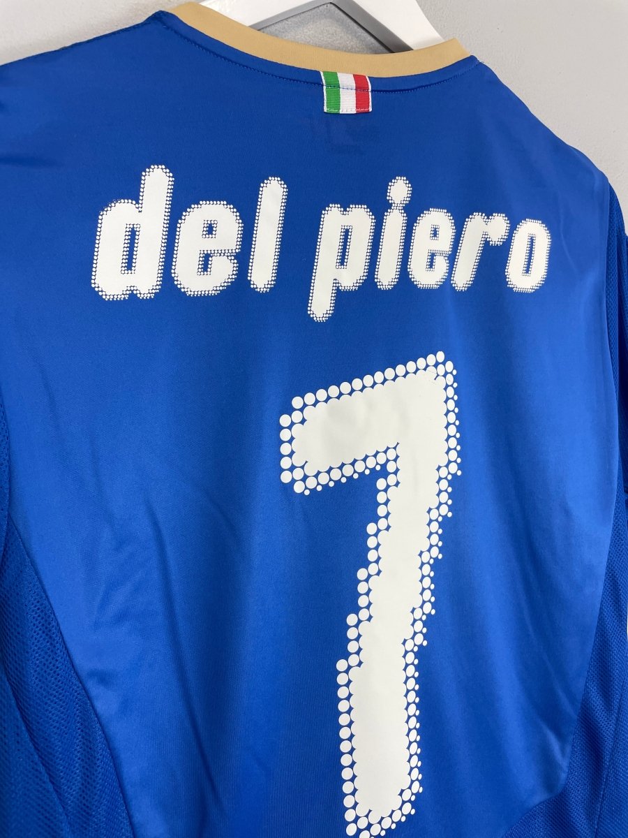 2007/08 ITALY DEL PIERO 7 HOME SHIRT (S) PUMA - Cult Kits - Small - Buy Vintage Football Shirts, Authentic Retro Football Shirts For Sale, Classic Football Shirts & Soccer Jersey