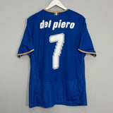 Shop 2007/08 ITALY DEL PIERO #7 HOME SHIRT (XL) PUMA, classic football shirts, vintage football shirts & retro soccer jerseys at Cult Kits