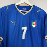 Shop 2007/08 ITALY DEL PIERO #7 HOME SHIRT (XL) PUMA, classic football shirts, vintage football shirts & retro soccer jerseys at Cult Kits
