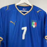 Shop 2007/08 ITALY DEL PIERO #7 HOME SHIRT (XL) PUMA, classic football shirts, vintage football shirts & retro soccer jerseys at Cult Kits