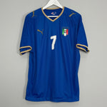 Shop 2007/08 ITALY DEL PIERO #7 HOME SHIRT (XL) PUMA, classic football shirts, vintage football shirts & retro soccer jerseys at Cult Kits