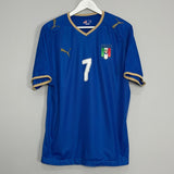 Shop 2007/08 ITALY DEL PIERO #7 HOME SHIRT (XL) PUMA, classic football shirts, vintage football shirts & retro soccer jerseys at Cult Kits