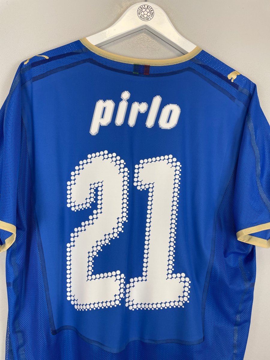 2007/08 ITALY PIRLO 21 HOME SHIRT (XXL) PUMA - Cult Kits - XXL - Buy Vintage Football Shirts, Authentic Retro Football Shirts For Sale, Classic Football Shirts & Soccer Jersey