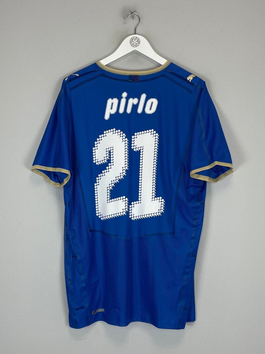 2007/08 ITALY PIRLO 21 HOME SHIRT (XXL) PUMA - Cult Kits - XXL - Buy Vintage Football Shirts, Authentic Retro Football Shirts For Sale, Classic Football Shirts & Soccer Jersey